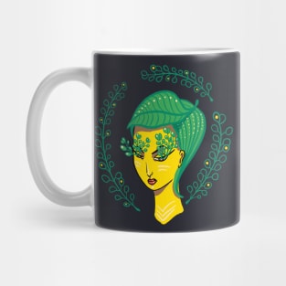 Hello Spring Green Witch Mother Nature Mug